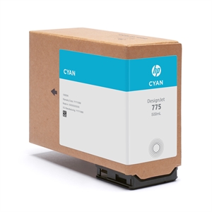 HP 775 ink cartridge, 500 ml, Cyan